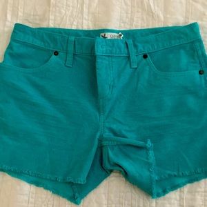 Carve mini corduroy shirts- teal